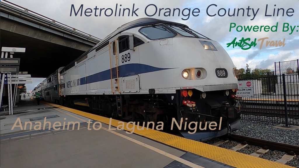 Anaheim to Dana Point Car Free: Part 2: Anaheim to Laguna Niguel via Metrolink