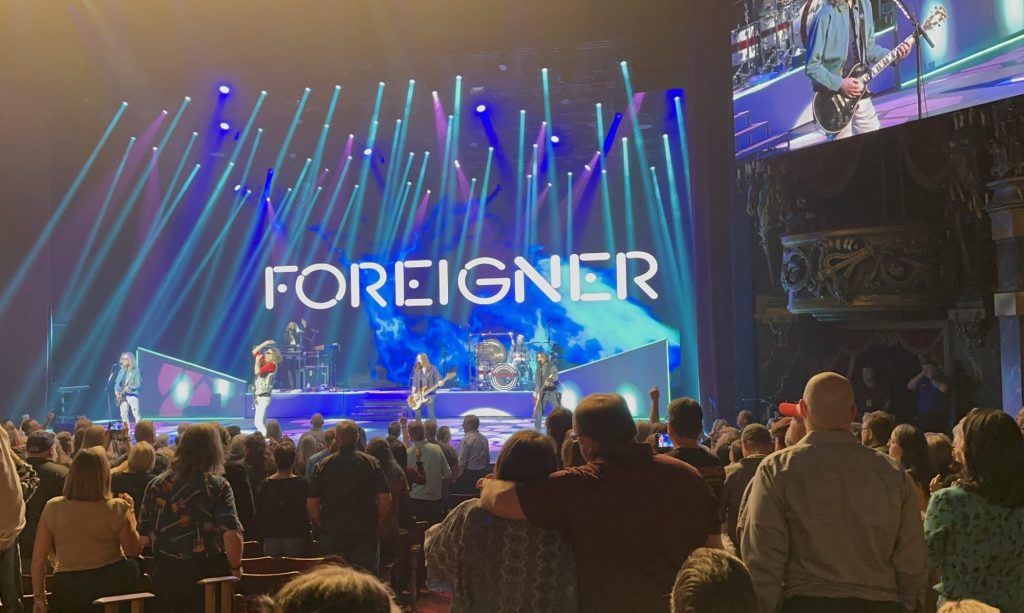 Foreigner at the Venetian Las Vegas Theater