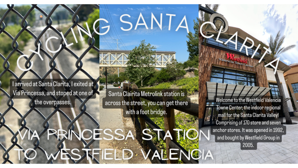 Cycling Santa Clarita: from Via Princessa Station to Westfield Valencia Town Center