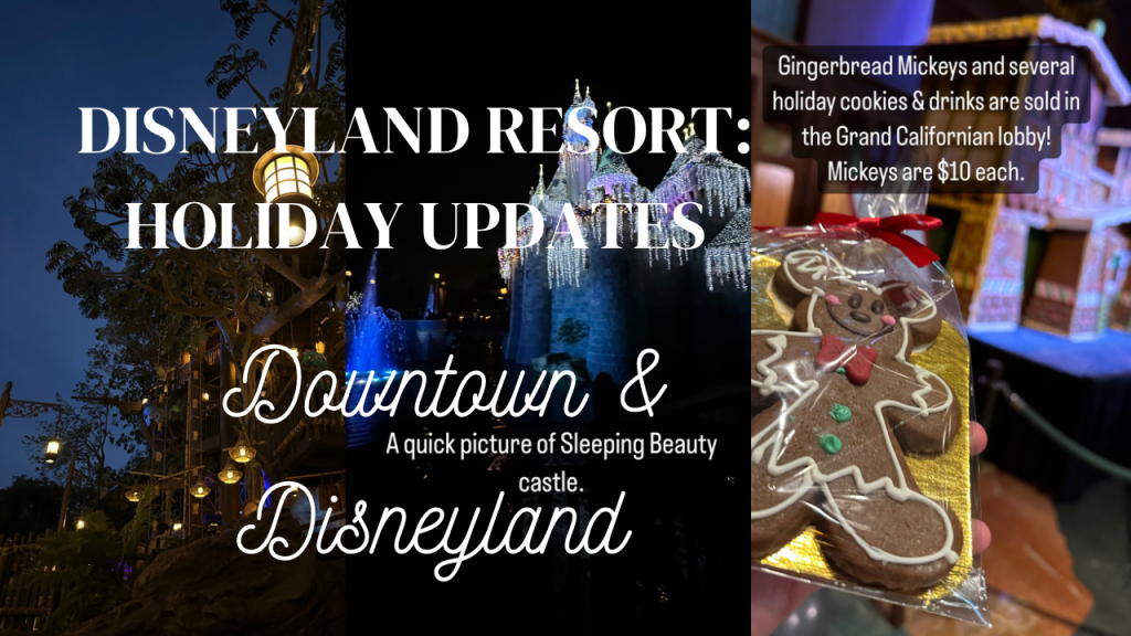 Downtown Disney & Disneyland Holiday Updates 2023