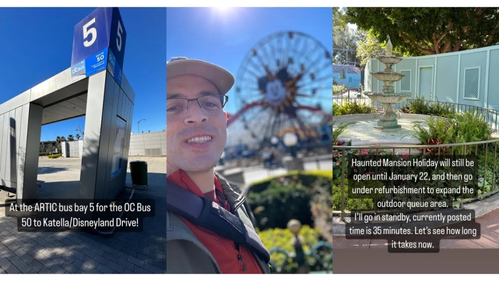 Refurbishmentland & Taking the OCBus to Disneyland!: Disneyland January 2024 Update